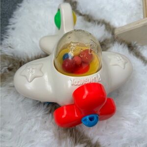 Vintage playskool popper airplane